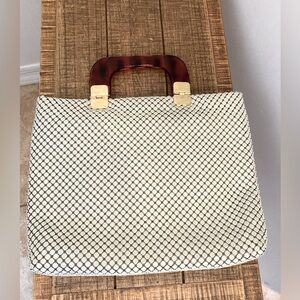 Vintage Ivory Metal Mesh Purse